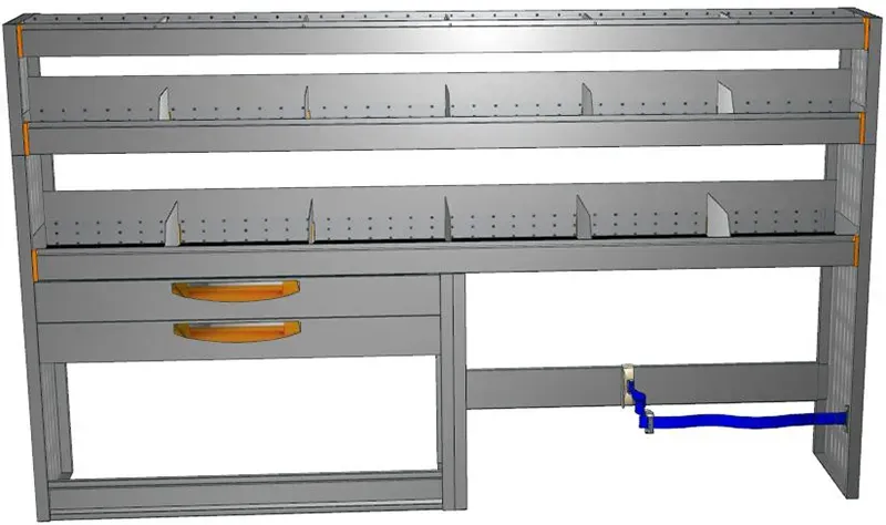 Preview: Fahrzeugregal-Ford-Custom-L1-17312011LS2032-001-Bild2