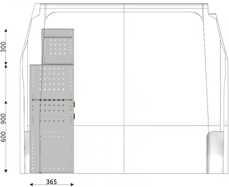 Preview: Fahrzeugregal-Ford-Custom-L1-17312011LS2032-001-Bild4